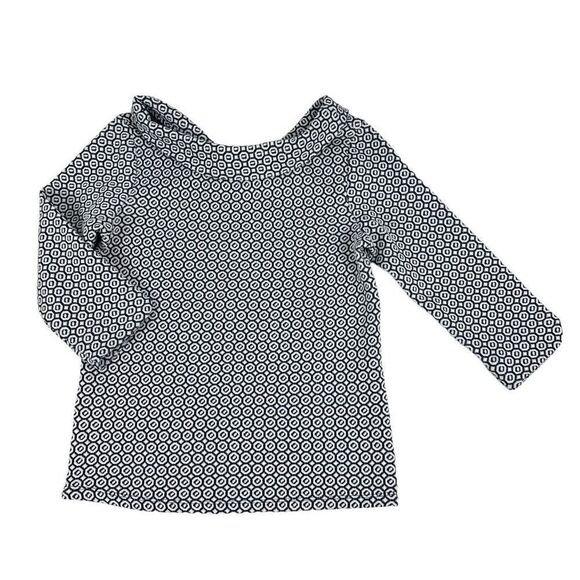 Ann Taylor Knit Jacquard Top size XS Petite - Picture 1 of 7